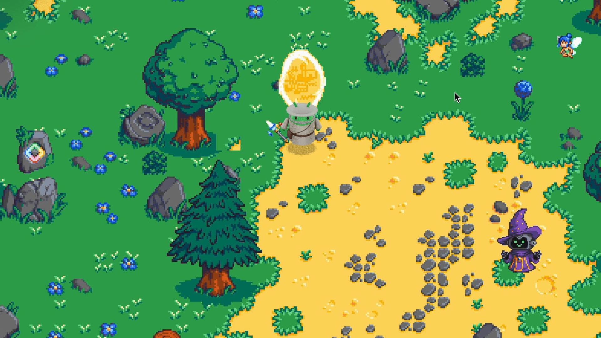 Google Play at G-Star 2025 pixel art game